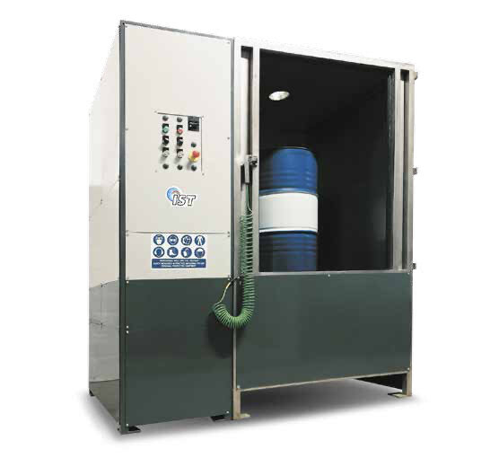 Serie DW lavaggio fusti da 200 litri barili automatico testina rotante