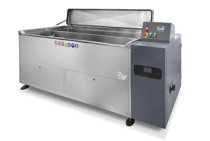 Serie LRC lavaggio cilindri rotocalco e anilox con ultrasuoni fino a 3900mm